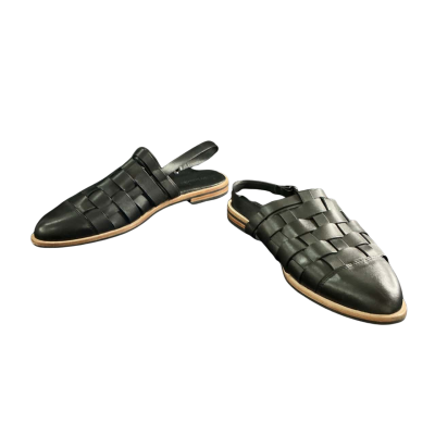 Jo Mercer Womens  Walker casual Size 40 Flats Black leather 
