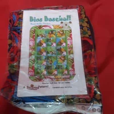  Baseball Down Under Colorfull Lollipop's pattern quilt kit