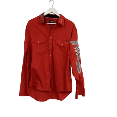Team Wrangler Red Shirt 100% Cotton XL