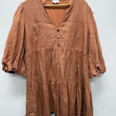 AERE Womens  Size 14 Long Sleeve Dress 