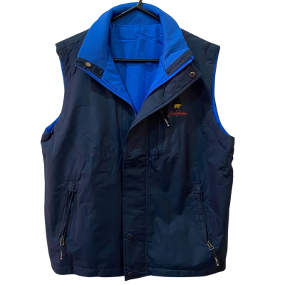 Jack Nicklaus Mens Size M Vest Black  / Blue 