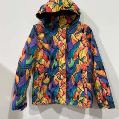 Roxy Dry Flight Technology Snow Jacket Womens  Size 14 Pattern 