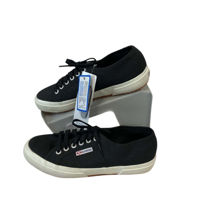 Superga Unisex  Size USA M 6.5 / USA W 8 Black  / White 