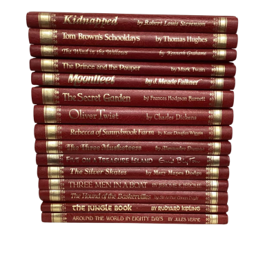 Classic Adventures Books Red Bundle