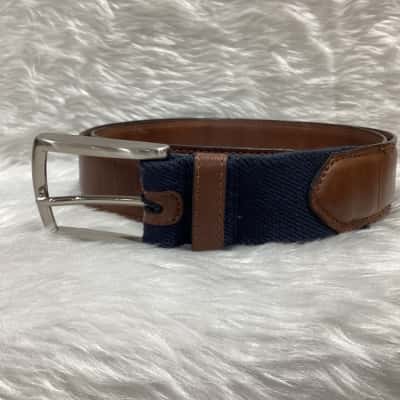 Mens Trent Nathan men’s 112cm brown leather belt 