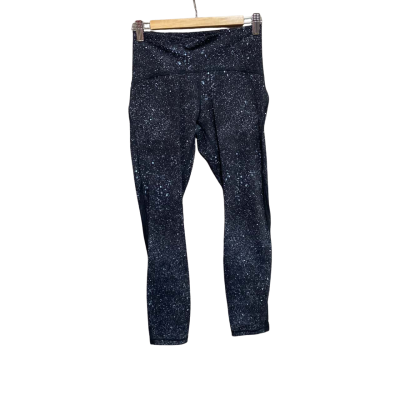 Lululemon Womens  Size 6 Leggings Black  / Speckled Grey 