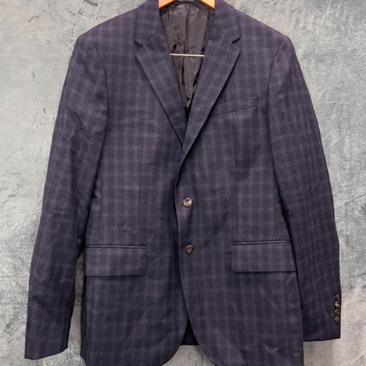 Reiss Mens Size 40 Suit Jacket Navy Blue / Pattern (s)