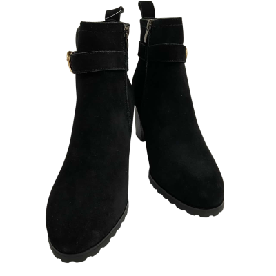  Tarramarra Womens  Size 40 Cow Suede Ankle Boots Black  