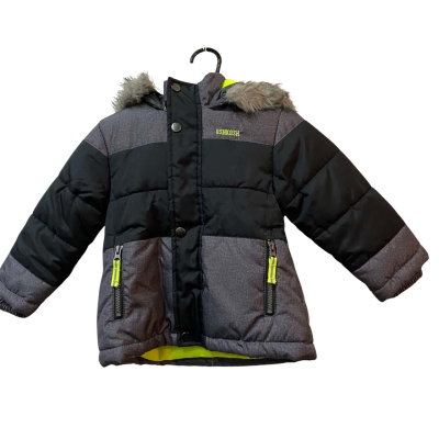 OshKosh Kids  Size 3 Jacket Black  / Yellow 