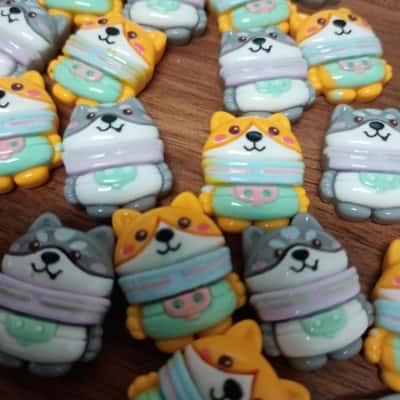 Kawaii Flat Charms x 18