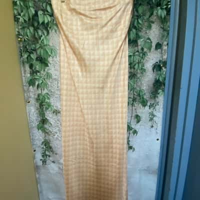Seed Women's  Size 14 Coral Strapless Dress
