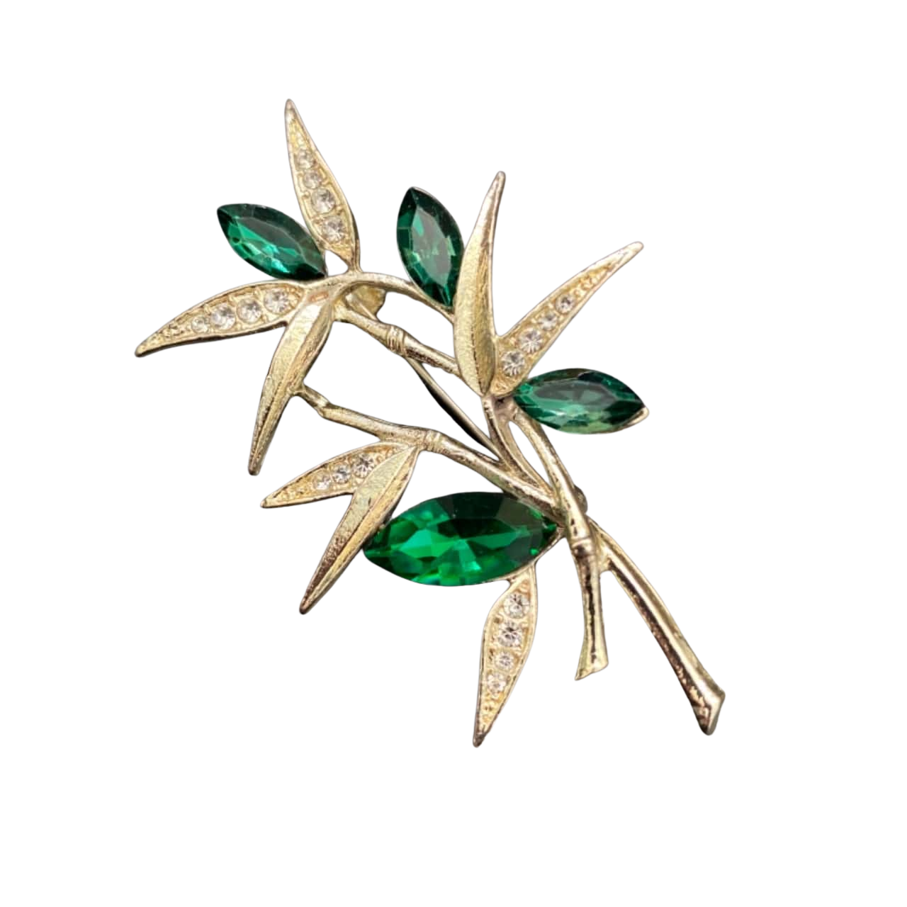 SCARF CHARM LEAF BROOCH main image 1