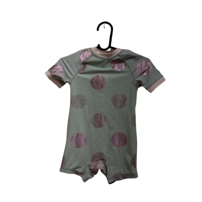 Country Road Kids  Size 6-12m Swimsuit Grey / Pink  / Polka Dot 