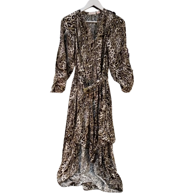 Sass & Bide Womens Size 6 Be Kind Rewind Maxi Dress Brown 