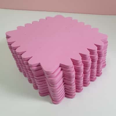Pink Foam Pads For Crafting x 12