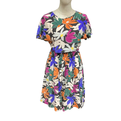 Gorman  Size 6 Short Sleeve Dress  Floral / Multicoloured 