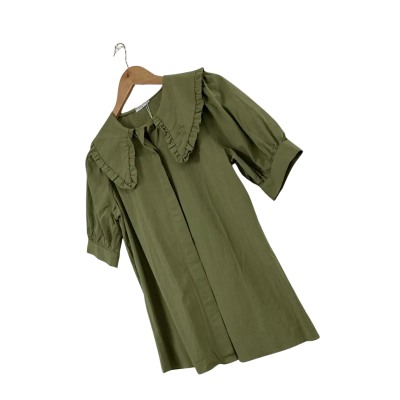 BLACK COLT 100% Cotton Green Blouse Size XS BNWT