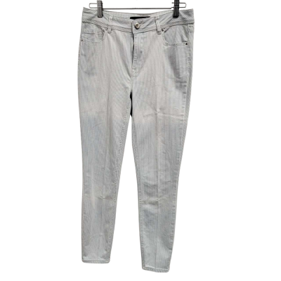 Portmans Womens  Size 11 Casual Pants Blue / Pattern / Striped 