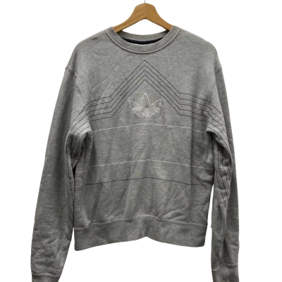 Adidas Mens  Size S Long Sleeve Sweatshirt Grey 