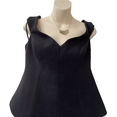 Sheike Black Top   Size 12  