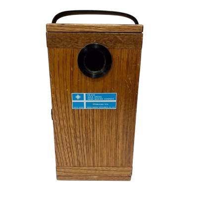 Saura HB-65G Gold Special Hand Bearing Compass in Original Wooden Case – Japan