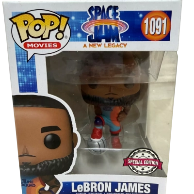 Funko Pop! Movies: Space Jam, LeBron James Figurine #1091