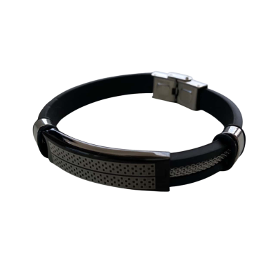 Stainless Steel Black Bracelet
