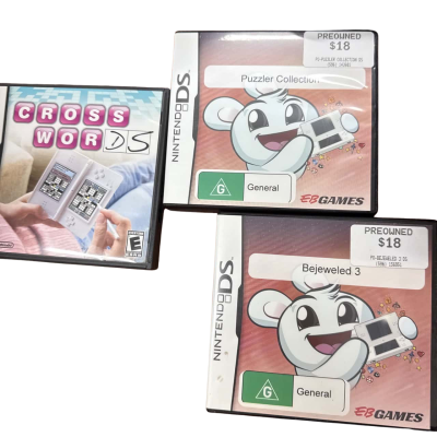 Set of 3 DS Games 