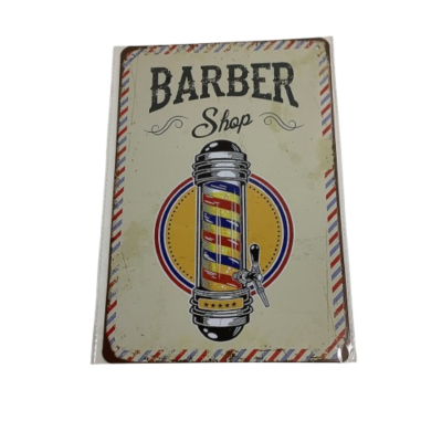 New Metal Man Cave Sign 20X30cm Barber Shop Print #2179-1-PP