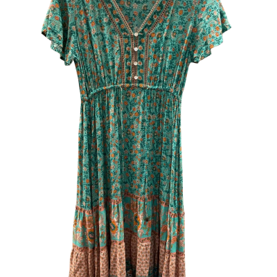Aria Womens Size XS Floral Dress 
