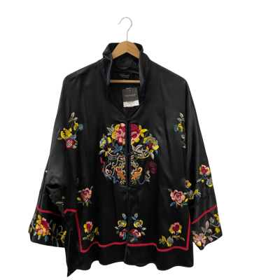 Topshop Womens  Size 12 Button Up Top Multicoloured 