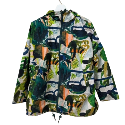 Gorman Womens Size S/M Raincoat Green/Multicoloured 