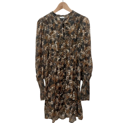 Morrison Womens  Size 1 Long Sleeve dress patterned autumn forest!