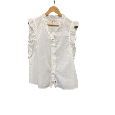 By Willa Womens  Size 10 Sleeveless Top White 