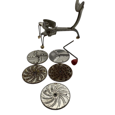 Vintage Metal Mouli Julienne France with 5 Blades