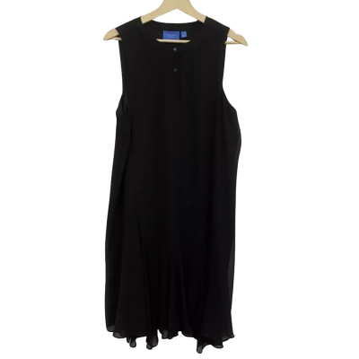 Vera Wang Womens  Size 14 Sleeveless Dress  Black  