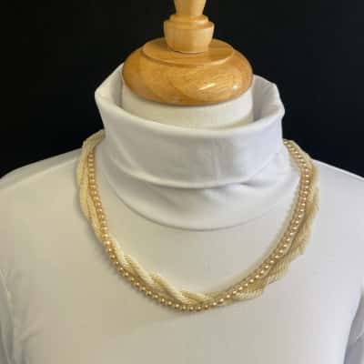 Trent Nathan Womens Necklace Off White / Pearl 