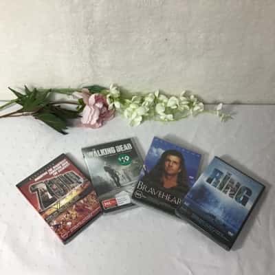 Assorted Collection of 4 “MA+” Rated DVDs (new)