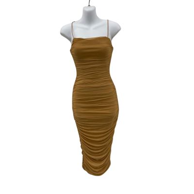Bardot Womens  Size XS Bodycon Dress Beige / Brown 