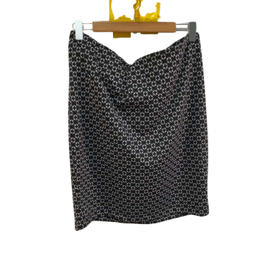 BNWT Katies Womens  Size L Black  / Pattern Skirt