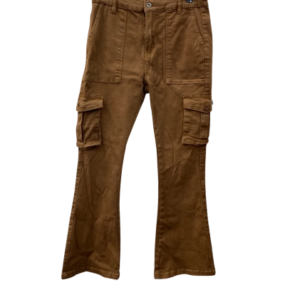 Zara Womens  Size 8 Cargo Pants Brown 