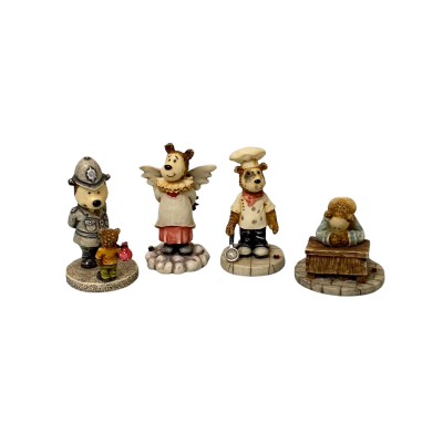Colourbox Minature Bears x 4