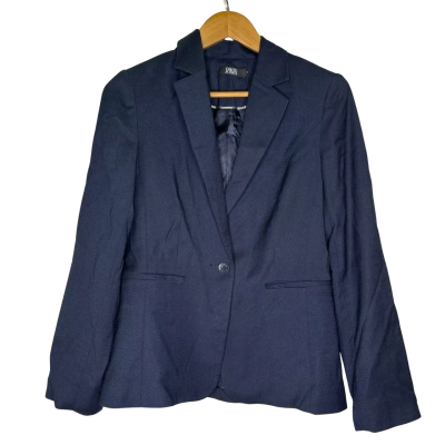 David Jones Womens  Size 10 Suit Jacket Navy Blue 