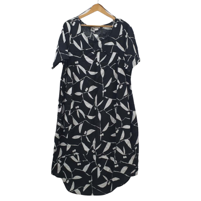 Regatta Womens  Size 14 Casual Dress Black  / White 