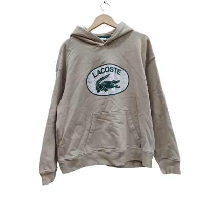Lacoste Mens Size XL Hoodie Khaki (8)