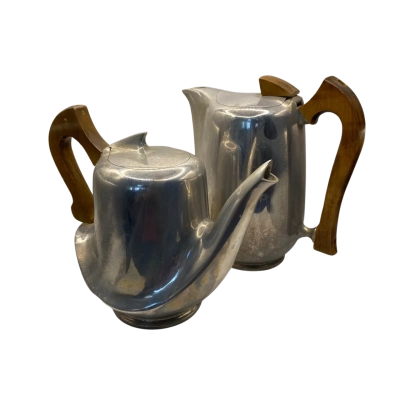 Picquot Ware tea and coffee pots