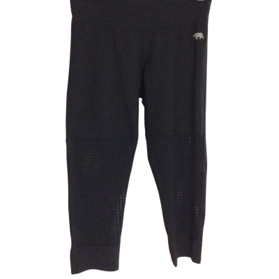 Running Bare Womens  Size 10 Leggings Black  