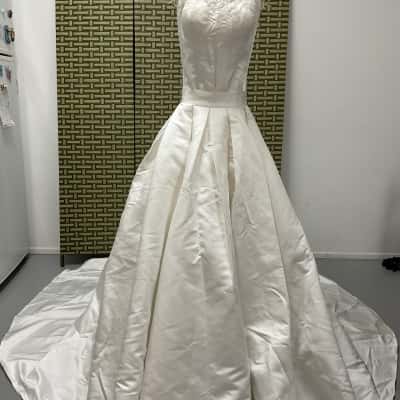 Stunning SOPHIA TOLLI Women’s Ivory 2 piece bodice skirt Wedding dress RRP $1950 Bridal Bridesmaid Formal Gown lace satin 