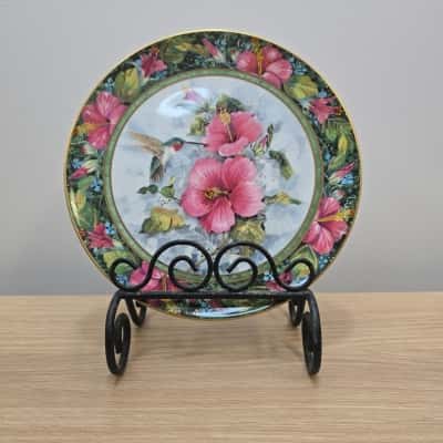 the franklin mint - royal doulton - the imperial hummingbird plate
