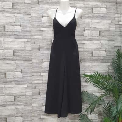 Saints + Secrets Womens  Size 8 Jumpsuit Black  